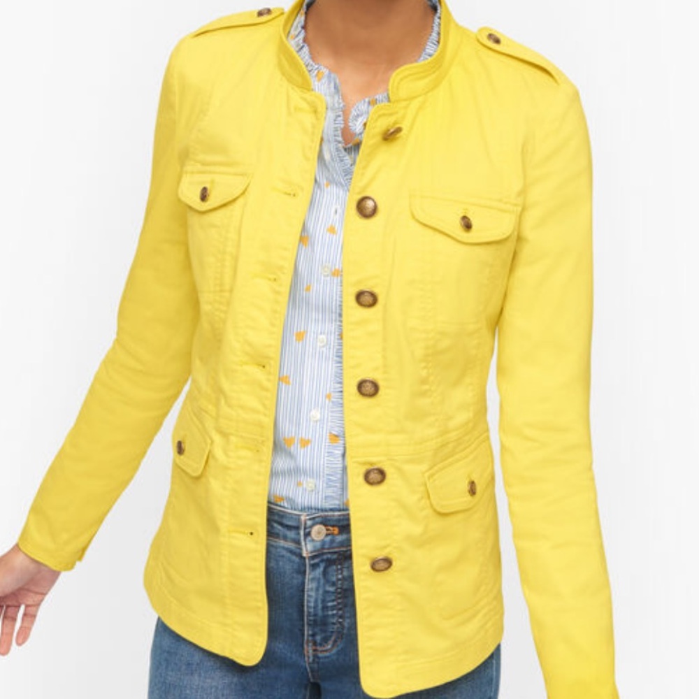 Talbots Plus Piped Utility Jacket size 18W